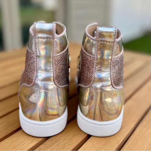 Christian Louboutin Sneakers w/ Swarovski Crystals - Picture 6 of 9